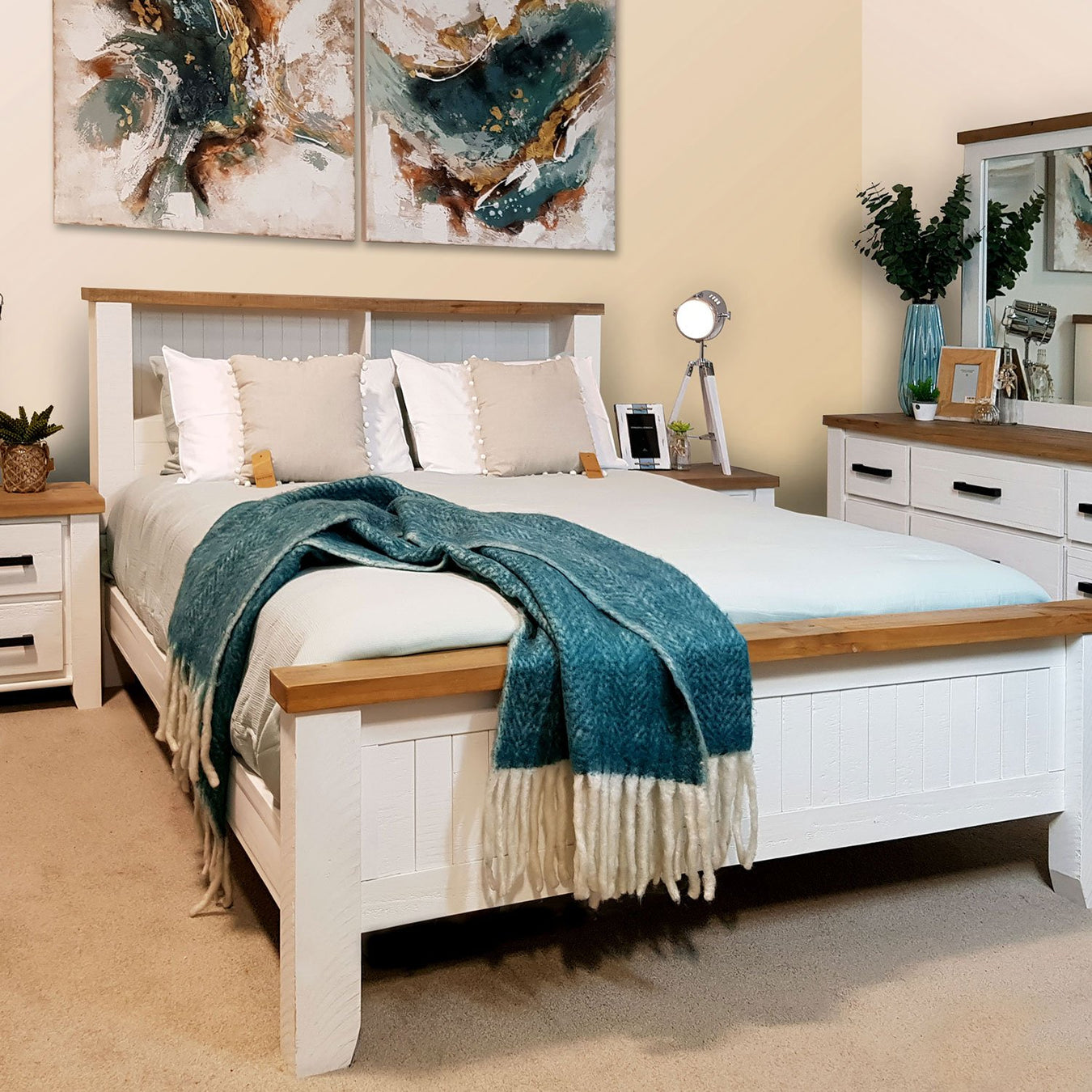 harlow farmhouse bedroom furniture collection The Bed Shop