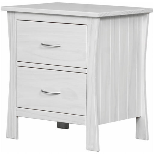wooden bedside with two drawers custom New Zealand made Maddison Collection The Bed Shop