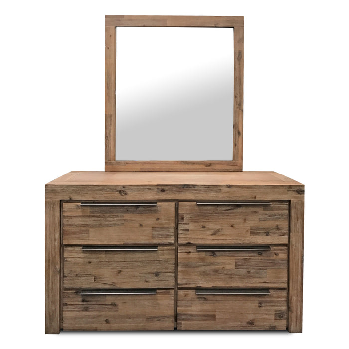 natural wood dresser with 6 drawers Cape Collection The Bed Shop