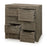 modern grey seven drawer tallboy chest of drawers Arctic Collection The Bed Shop