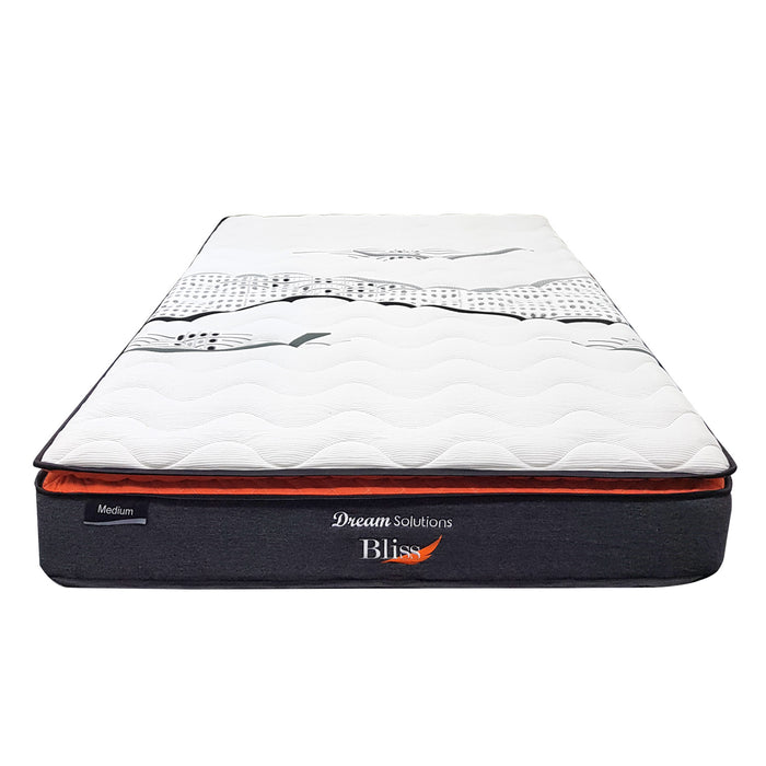 medium pocket spring mattress in a box Bliss Dream Solutions The Bed Shop