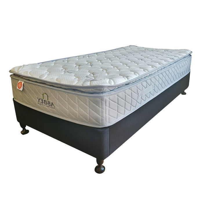slat bed base flat packed brighton base with pocket spring mattress  The Bed Shop