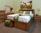 natural wood bedframe with 2 drawer storage and headboard Cape Collection The Bed Shop