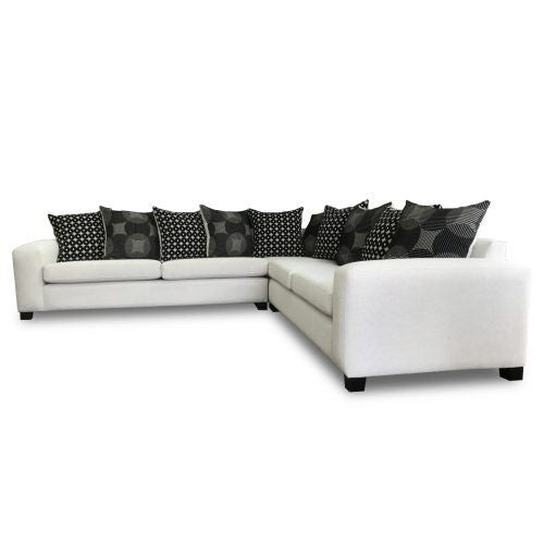 corner lounge suite soft with ottoman Montego The Bed Shop