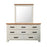 White dresser and mirror wooden Harlow Collection The Bed Shop