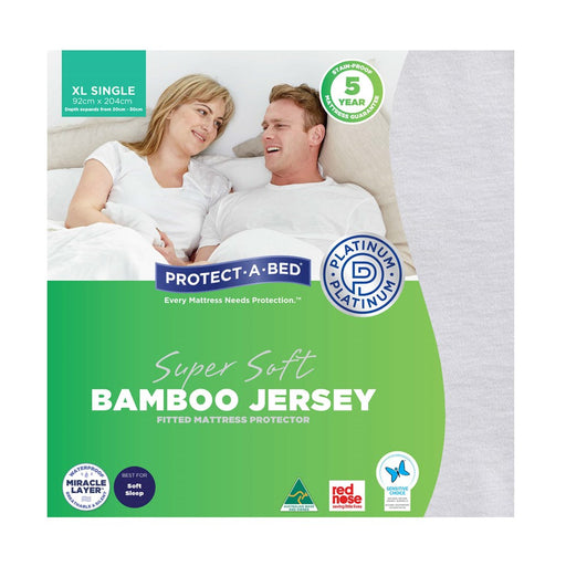 Protect A Bed Mattress Protector - Bamboo Jersey - The Bed Shop NZ