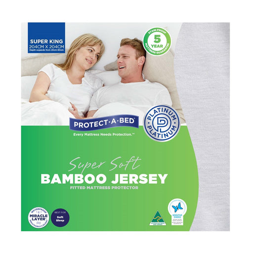 Protect A Bed Mattress Protector - Bamboo Jersey - The Bed Shop NZ