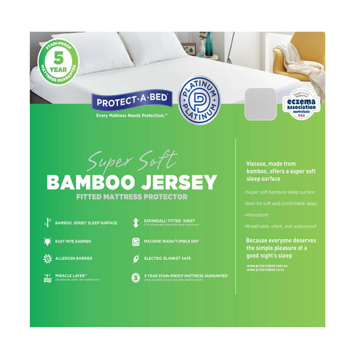 Protect A Bed Mattress Protector - Bamboo Jersey - The Bed Shop NZ
