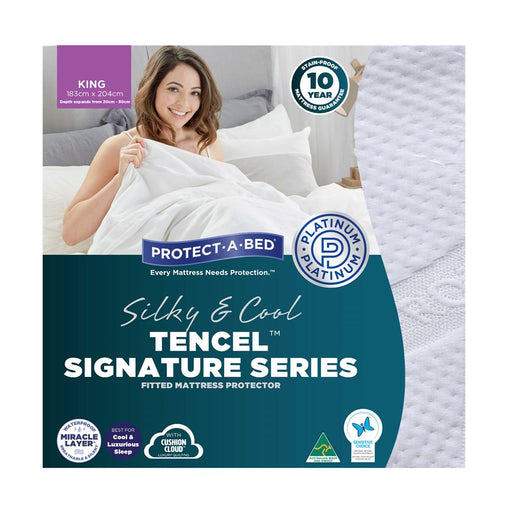 Protect A Bed Mattress Protector - Signature Tencel - The Bed Shop NZ