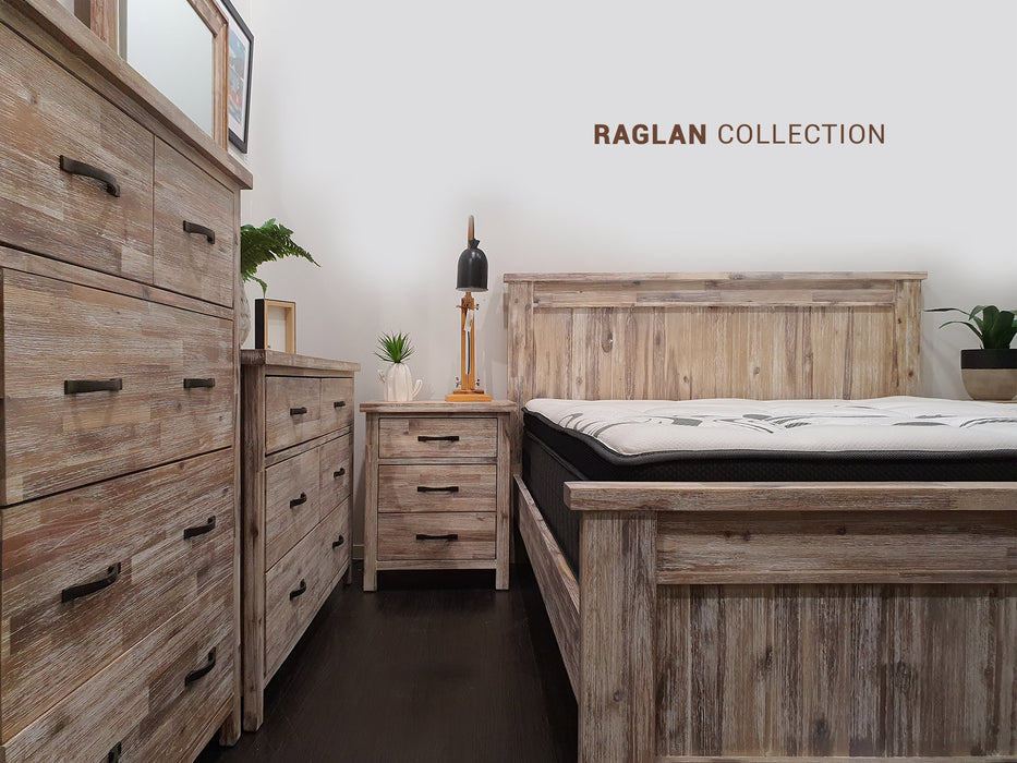 Natural wood mirror for dresser Raglan Bedroom Collection The Bed Shop