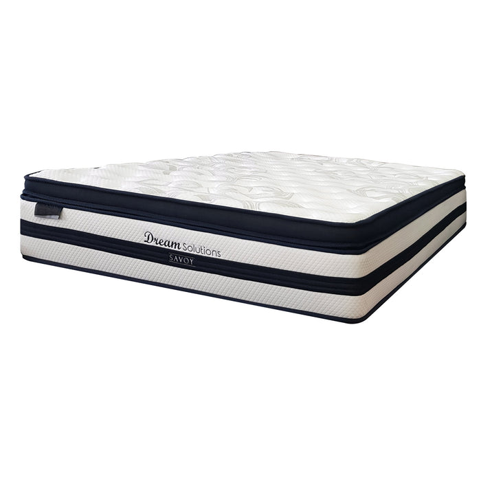 Premium  medium pocket spring mattress with pillow top Savoy Dream Solutions The Bed Shop